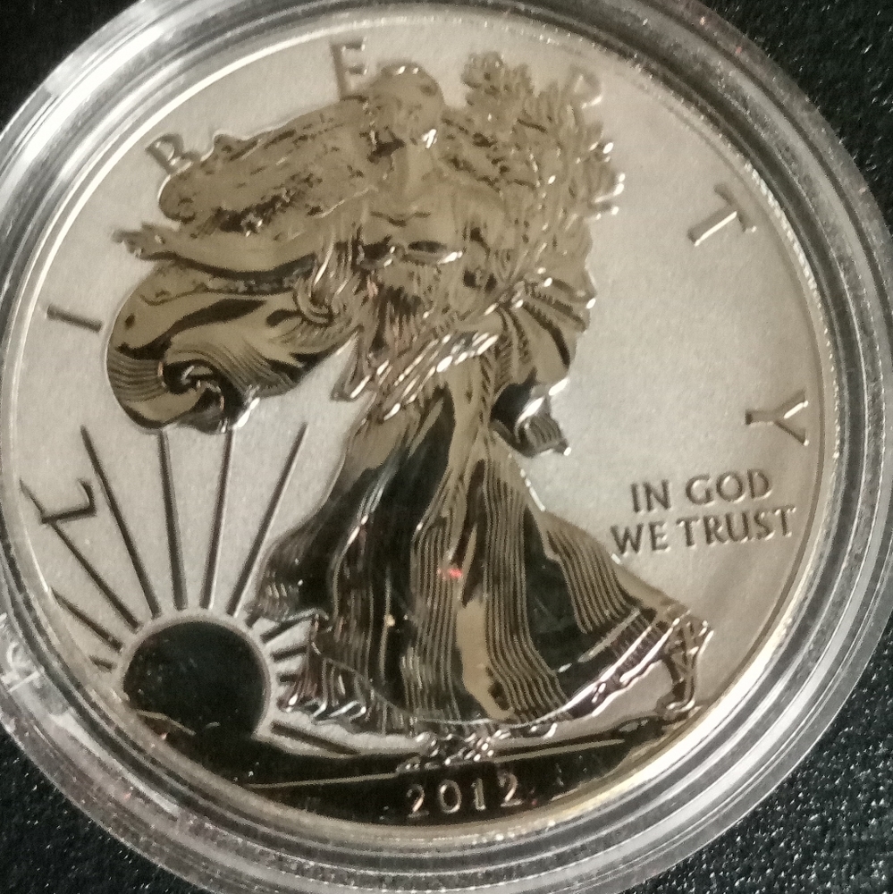 2012 reverse proof Silver eagle